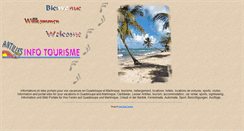 Desktop Screenshot of antilles-info-tourisme.com